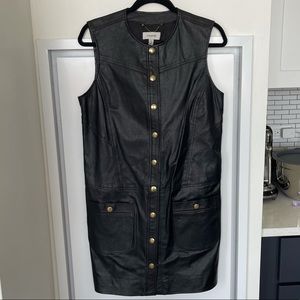 Genuine leather Coach dress